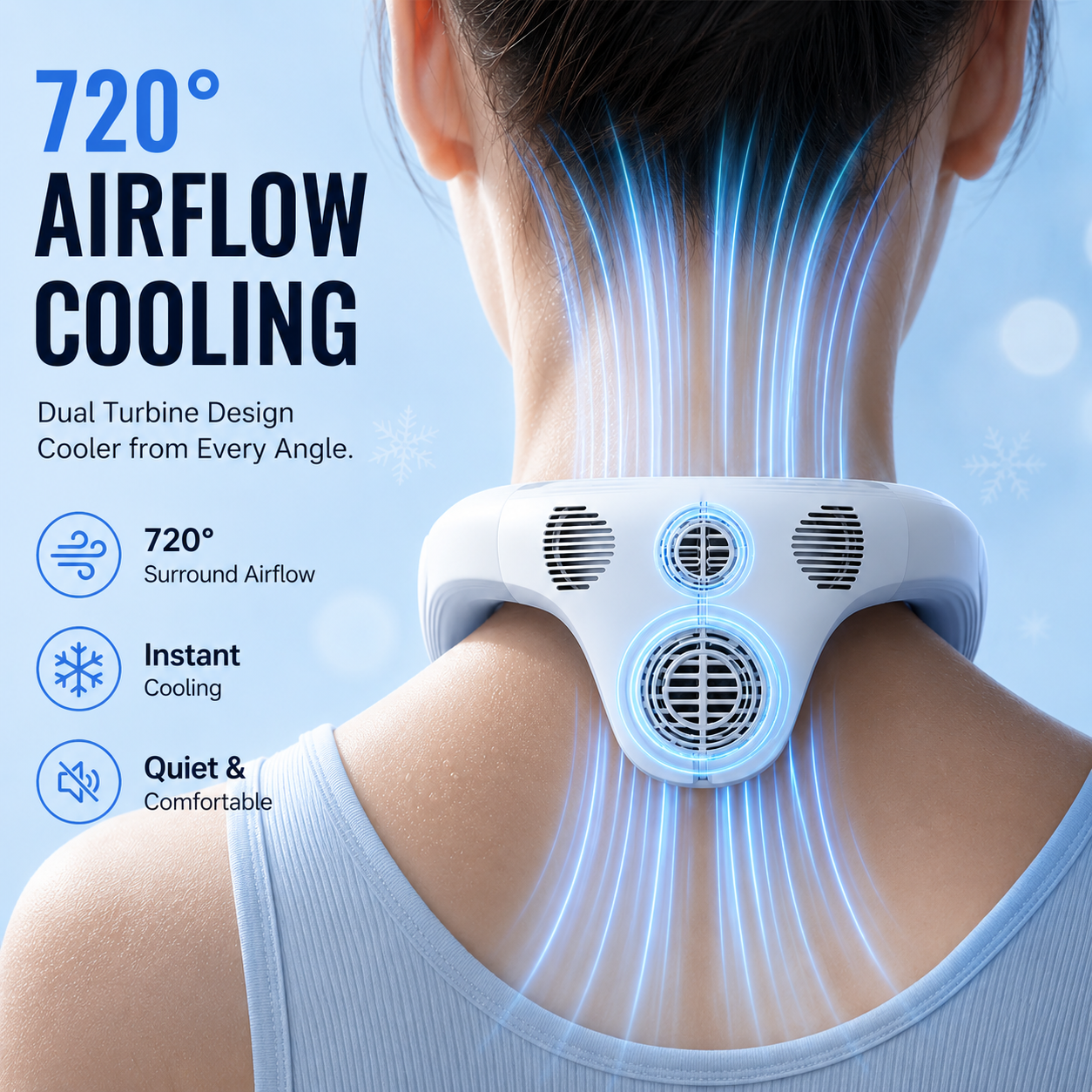 FrostFlow - Neck Air Conditioner Fan
