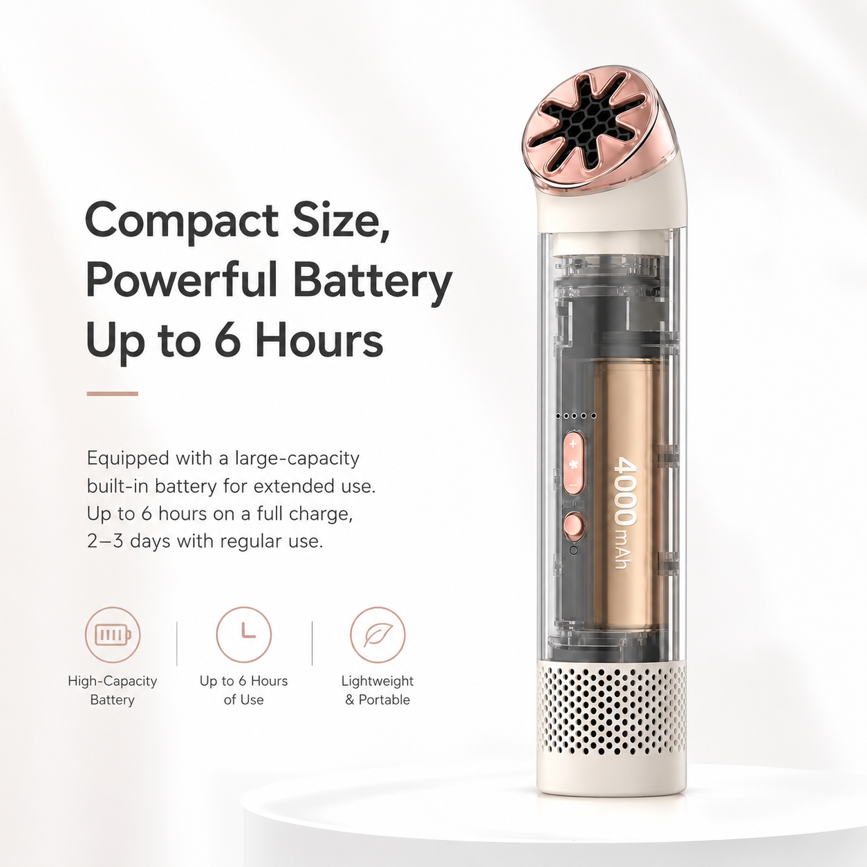 Frostiva portable fan ready for everyday carry